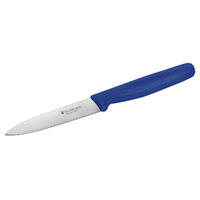 Victorinox Paring Knife, 10cm (4) - Pointed, Plain Edge - Blue