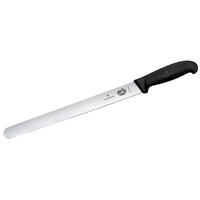Victorinox Slicing Knife, 36cm (14) - Plain Edge, Round Tip - Black