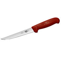 Victorinox Boning Knife 6" Inch (15cm) Straight Wide Blade - Red