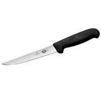 Victorinox Boning Knife 6" Inch (15cm) Straight Wide Blade - Black