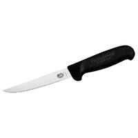 Victorinox Fibrox Boning Knife  5" Inch (12cm) Straight, Narrow Blade - Black