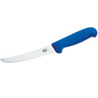 Victorinox Boning Knife 6" Inch (15cm) Curved Wide Blade - Blue