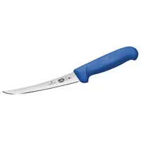 Victorinox Boning Knife, 15cm (6) - Curved, Narrow Blade Stiff, Blue