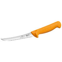 Swibo Boning Knife 6” Inch (16cm) Semi-Flexible Narrow Curved Blade 