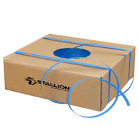 Stallion Premium Hand Polypropylene Strapping, 12mm x 1000m - Blue