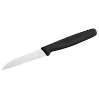 Victorinox Paring Knife, 8cm (3 1/4) - Straight, Serrated Edge - Black