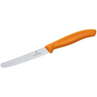 Victorinox Paring Knife,4” Inch (10cm) Round, SwissClassic Orange