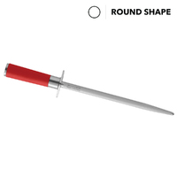 Red Spirit Steel,10” Inch (25cm)Reg Cut, Round