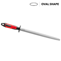 F.Dick 2K Regular Cut Sharpening Steel, 12” Inch (30cm) - Oval