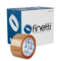 Rubber Solvent Packaging Tape, 48mm x 75m - Clear