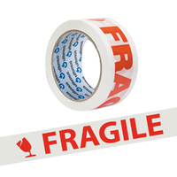 Finetti Fragile Tape, 48mm x 66m - Red/White