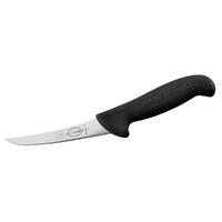 F.Dick ErgoGrip Boning Knife 5” Inch (13cm) Narrow Stiff Curved Blade - Black