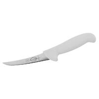 F.Dick ErgoGrip Boning Knife 5” Inch (13cm) Stiff Narrow Curved Blade - White