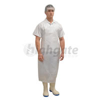 Disposable Aprons, 960mm x 1500mm + 40mm header - White 500/ctn