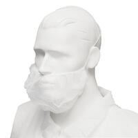 Beard Covers, Single Loop - White (1000/ctn)