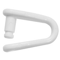 White Plastic D Shackle for Chain Belts