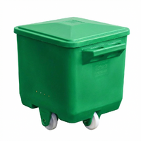 Universal 200L Euro Bin Lid, Green