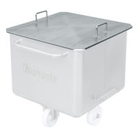 Universal 200L Euro Bin Lid, Stainless Steel