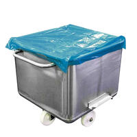 Euro Bin Top Cover, 860x850mm Blue (250/Roll)