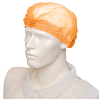 Hair Nets, Crimped 21" - Orange (1000/ctn)
