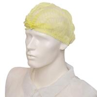 Hair Nets, Crimped 21" - Yellow