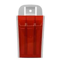 Knife Pouch, Fits 3 x 20cm Knives - Red Front