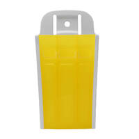Knife Pouch, 3 Holder, Clear Yellow Front