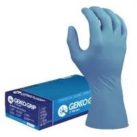 Gekko Grip Nitrile Gloves, Long Cuff, Small - 2XL, 100/pk