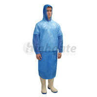 Poncho Waterproof, Blue, One Size (200/ctn) 1600mm x 1400mm length