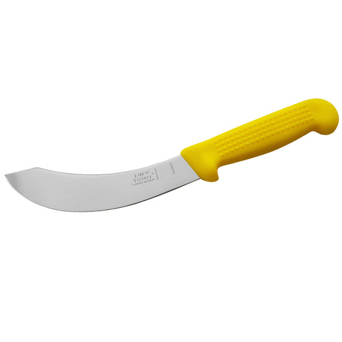 Victory Skinning Knife, 7” Inch (17cm) Yellow