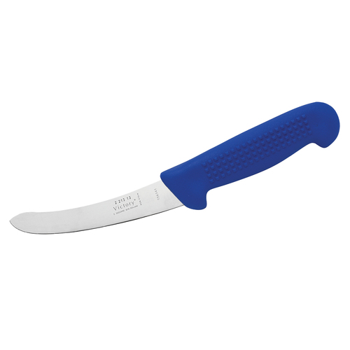 Victory Boning Knife, 5” Inch (13cm), Curved, Stiff, Rounded Tip -  Blue