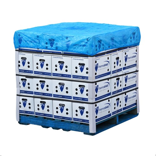 Waterproof Elastic Pallet Cover 1400 x 1400mm, Blue (50/ctn)