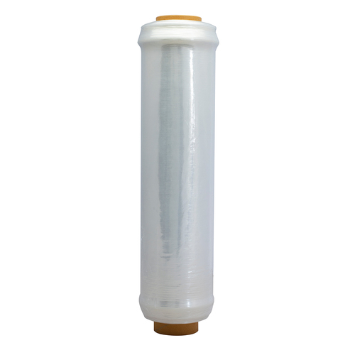 WRAPEX Folded Edge Hand Pallet Wrap, 425mm x 500m - Clear