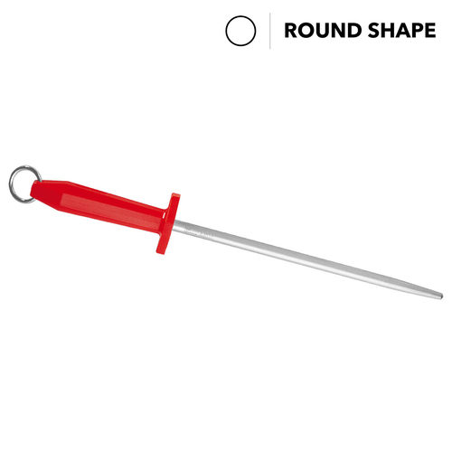 F.Dick EuroCut Sharpening Steel, 10” Inch (25cm) Fine Cut - Round