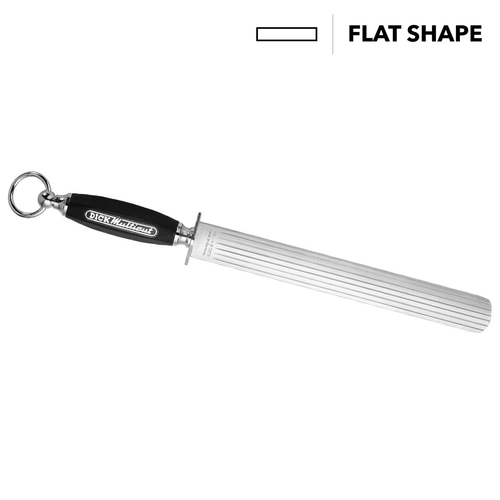 F.Dick Multicut Sharpening Steel, 11” Inch (28cm) Multi-Cut - Flat