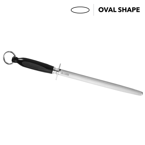 F.Dick Butchers Sharpening Steel, 12" Inch (30cm) Regular Cut - Oval