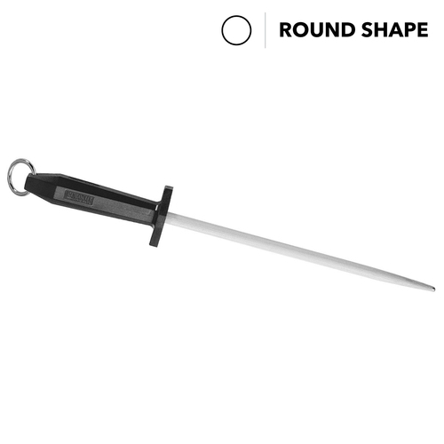 F.Dick EuroCut Sharpening Steel, 12” Inch (30cm) Regular Cut - Round