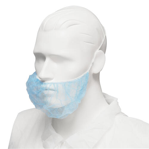 Disposable Beard Covers, Single Loop - Blue