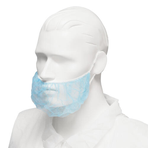 Disposable Beard Covers, Double Loop - Blue