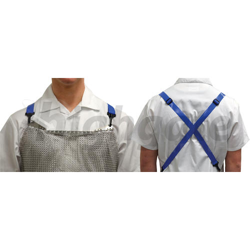 Chain Mesh Apron Strap Kit - Blue Plastic