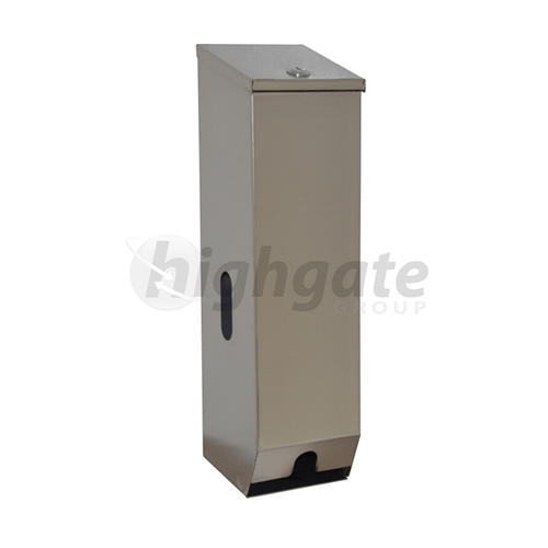 Triple Toilet Roll Dispenser - Stainless Steel Fits 3 rolls