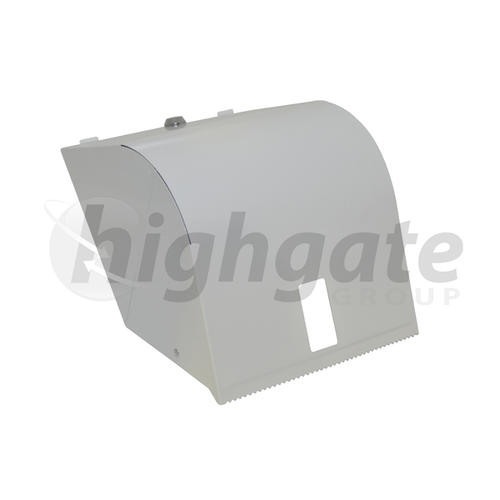 Metal Roll Towel Dispenser - White