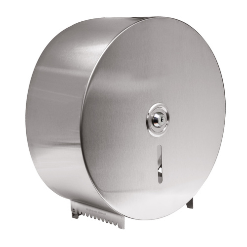 Jumbo Toilet Roll Dispenser - Stainless Steel