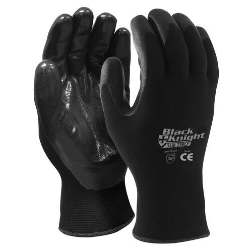 Black Knight Thermal Freezer Gloves - Black
