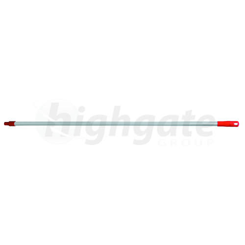 Aluminium Broom Handle, 1.5m x 25mm White