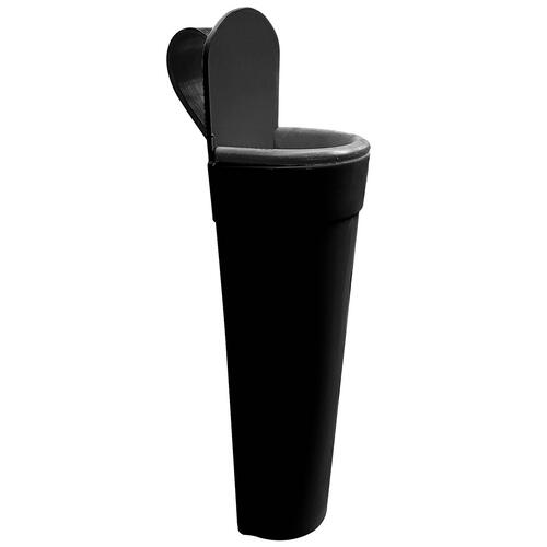 Butchers Knife Pouch, Plastic - Black