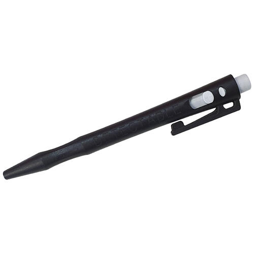 Metal Detectable Pen, Gel Ink, Black with Clip