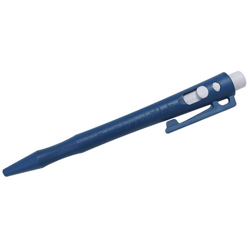 Metal Detectable Pen, Gel Ink, Blue with Clip 