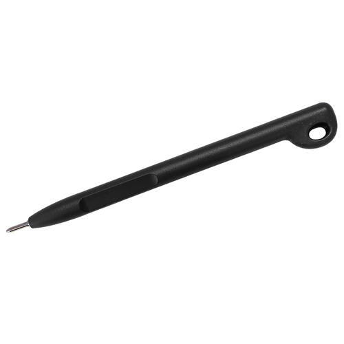Metal Detectable Slim Stick Pen, Black with Lanyard Loop