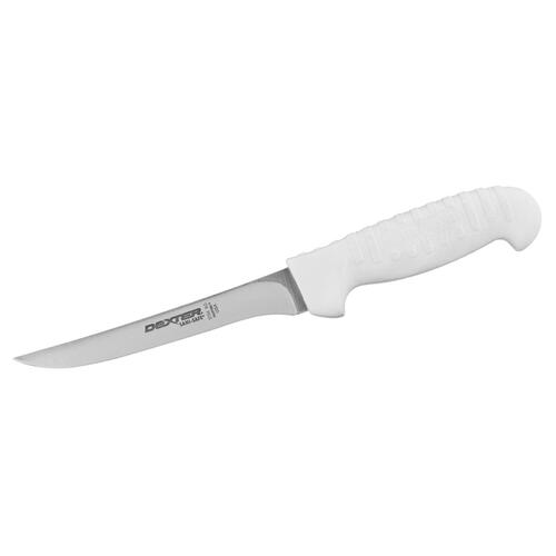 Dexter Boning Knife 6” Inch (15cm) Ribbed Narrow Stiff Straight - White